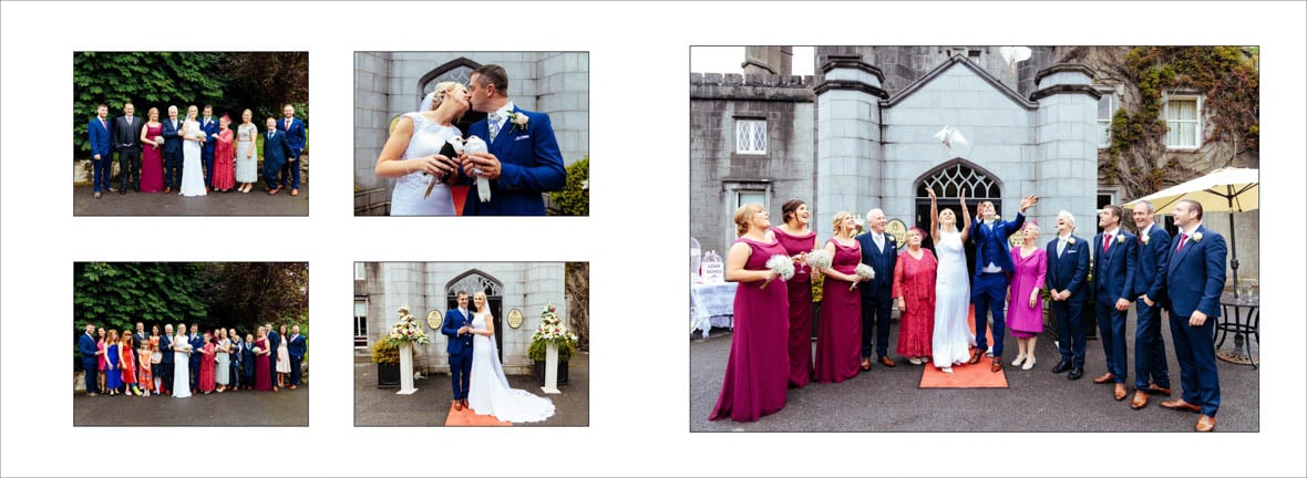 Arriving at the Abbey Hotel Wedding in Roscommon