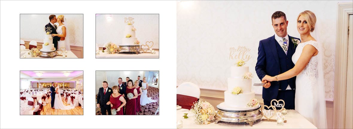 Beautiful cake in the Abbey Hotel Wedding in Roscommon