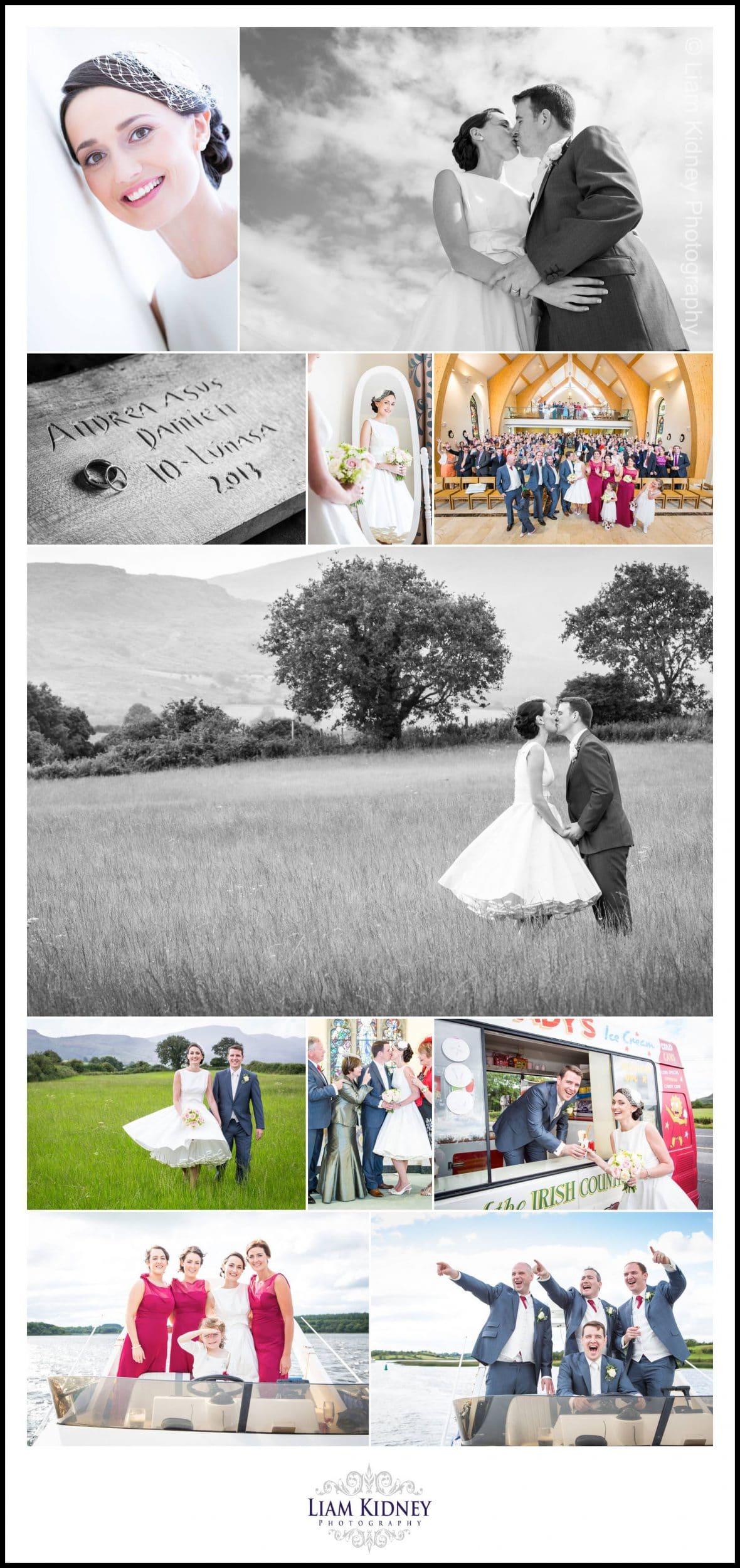 Wedding of Andrea and Damian, Corhownagh Church Ballisodare , The Landmark Hotel