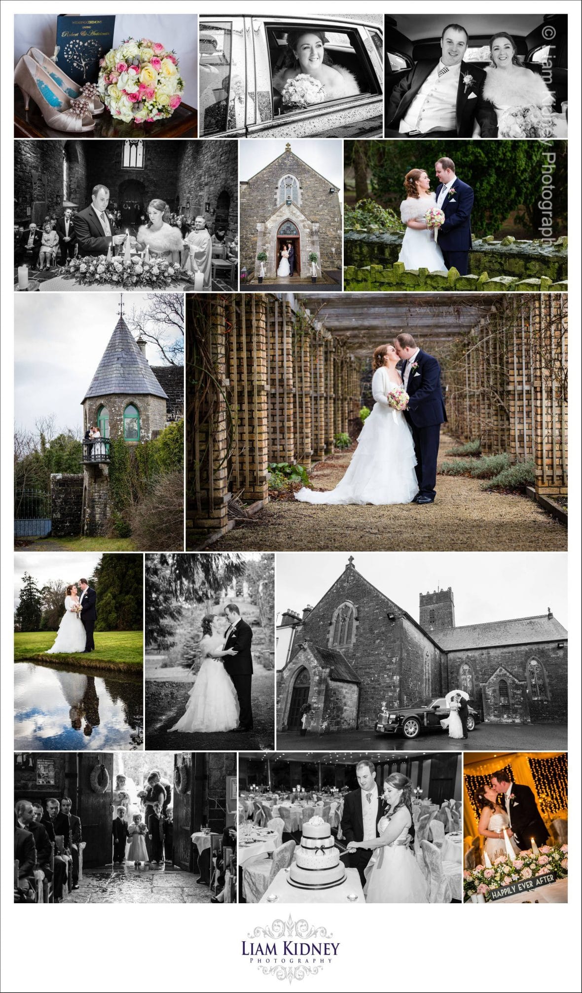 Wedding of Antoinette and Rob, Multyfarnham Church, Lough Rynn Castle Athlone | Westmeath photographer