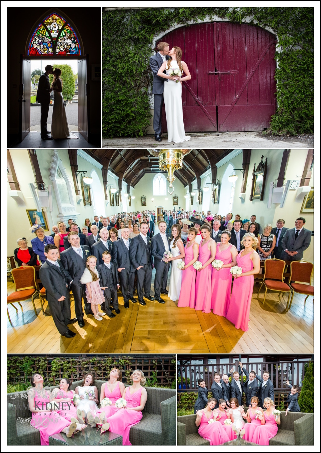 Wedding of Jenny & Barry, Tubberclair Church, Shamrock Lodge Hotel ...