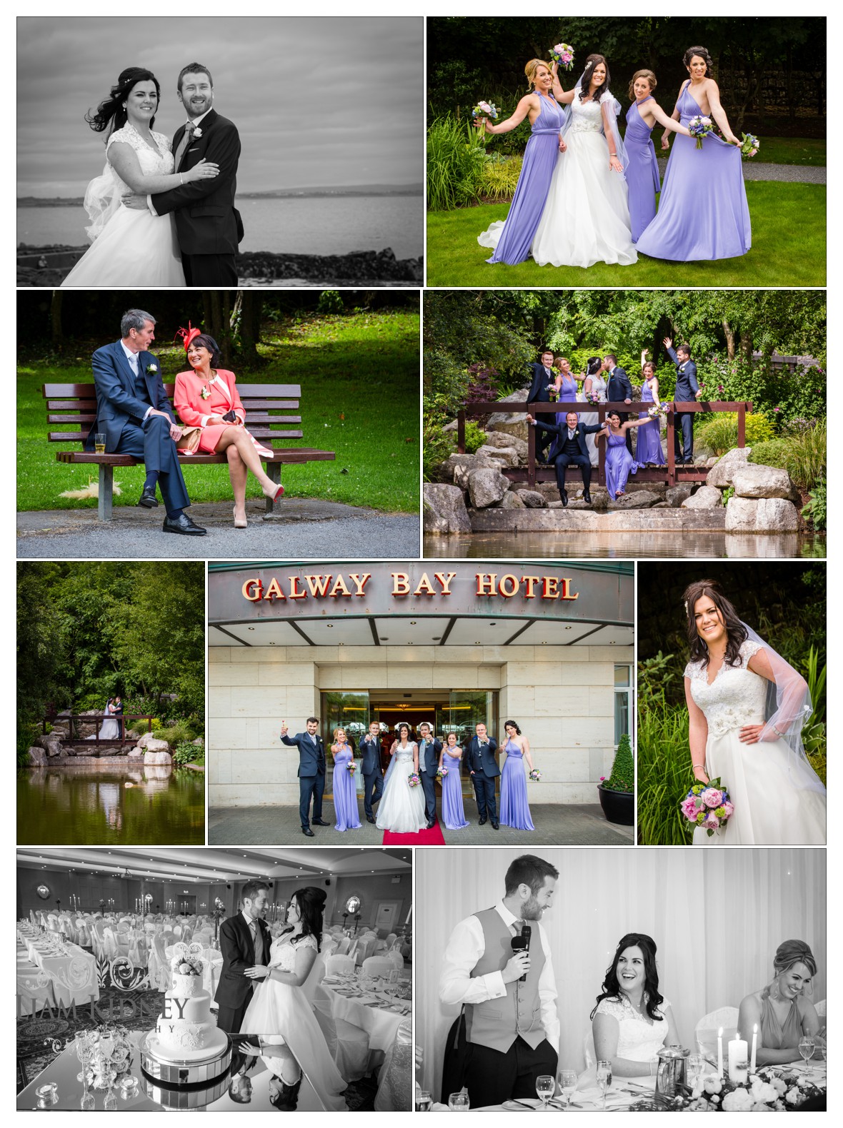 Elaine and John in the Galway Bay Hotel Wedding for their wedding reception