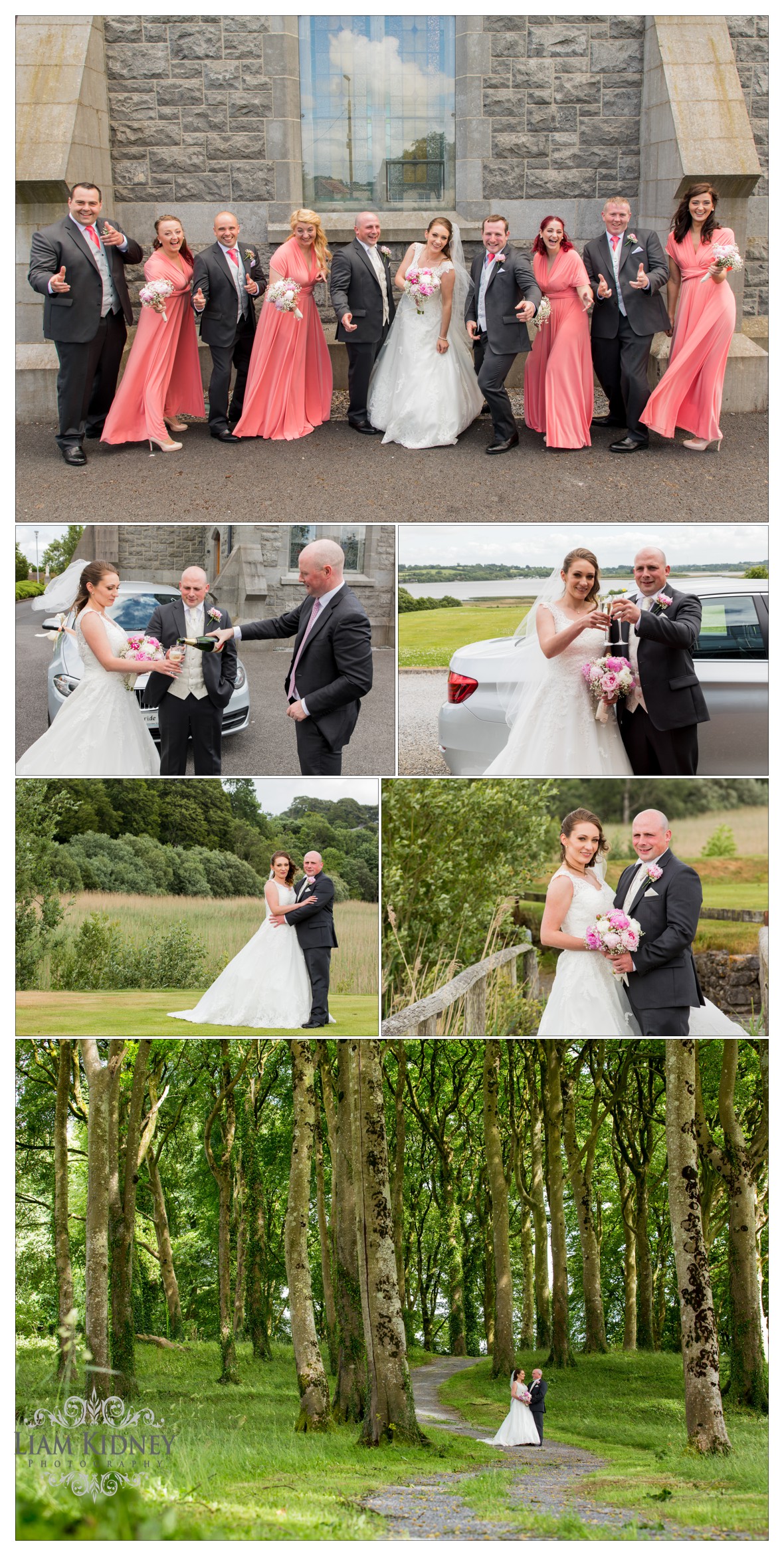 Kasia And Stan enjoying their wedding at Glasson Country House Hotel, Athlone, Co. Westmeath