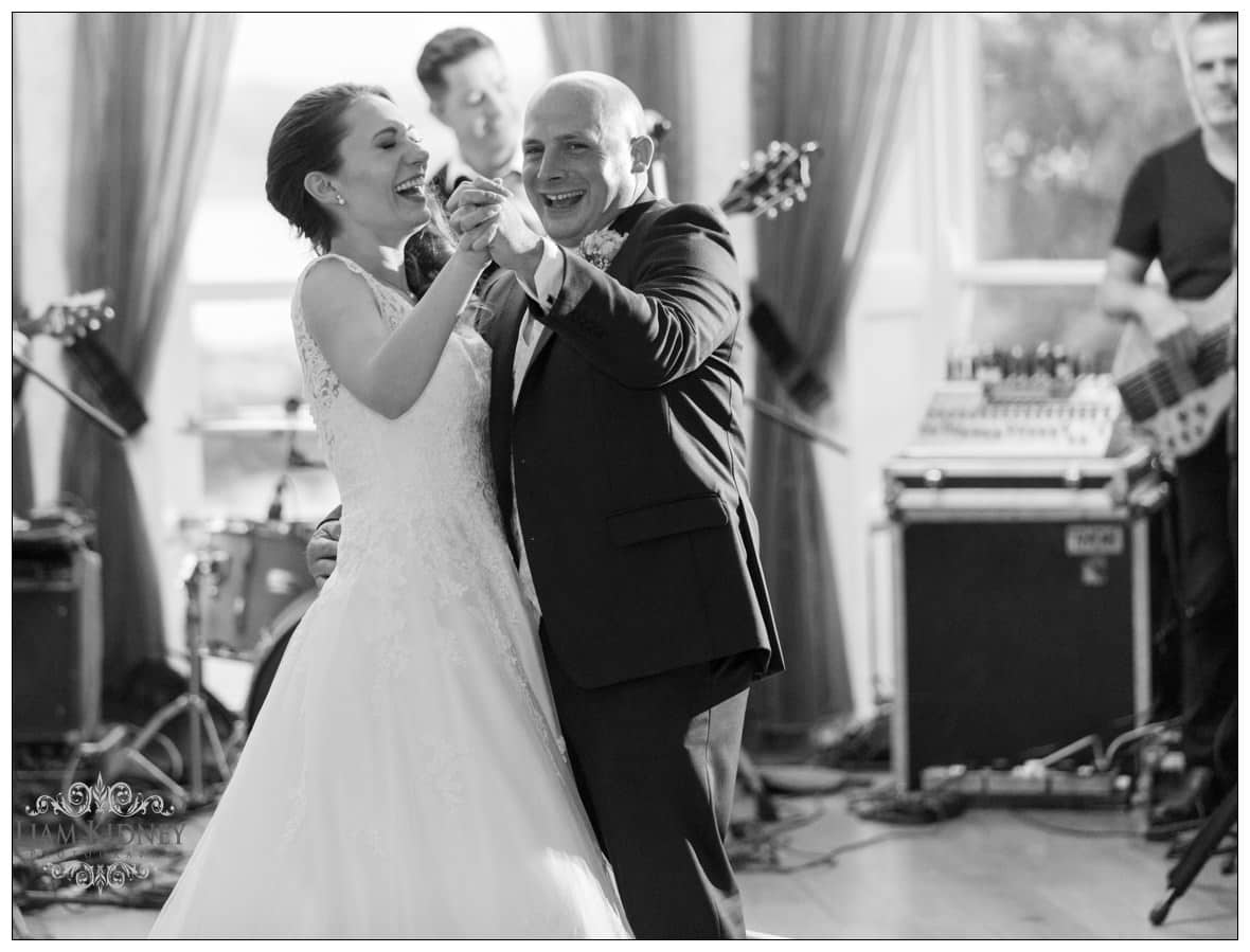 Kasia And Stan During First Dance at Glasson Country House Hotel Wedding, Athlone, Co. Westmeath