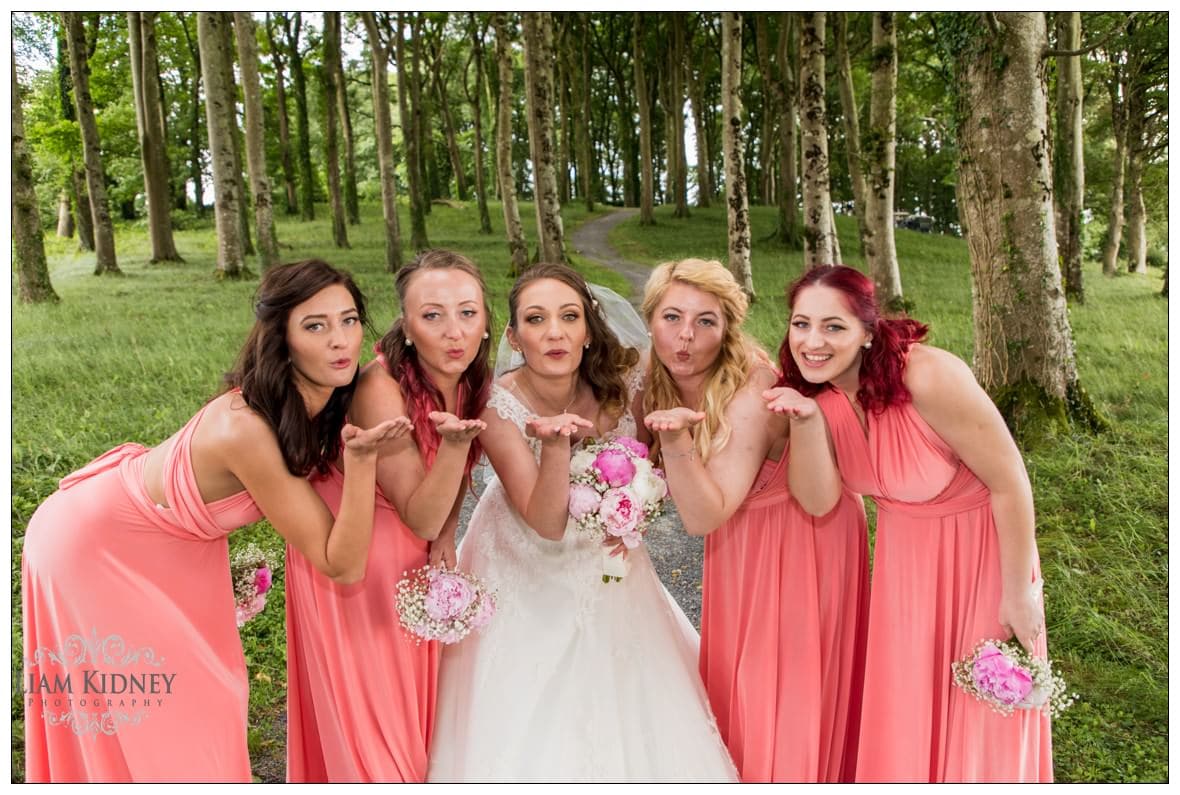 Beautiful Bridesmaids at Glasson Country House Hotel Wedding, Athlone, Co. Westmeath