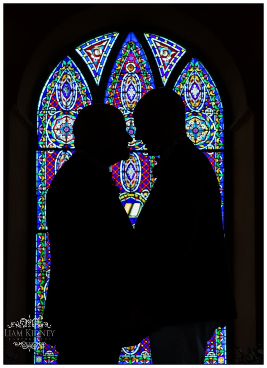 Beautiful Silhouette of Gay Couple 