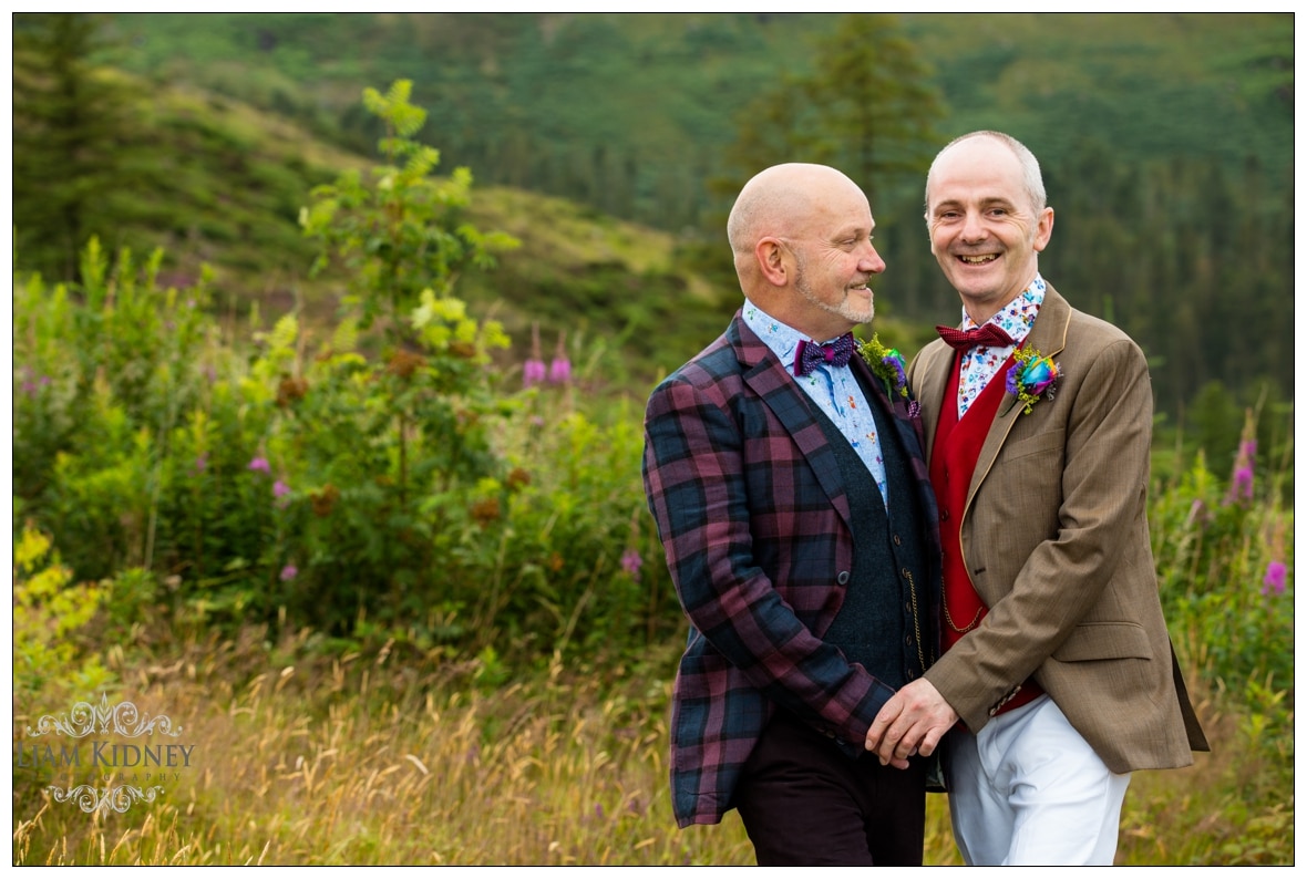 Same sex wedding of Jim and Paul Photographed in Ireland