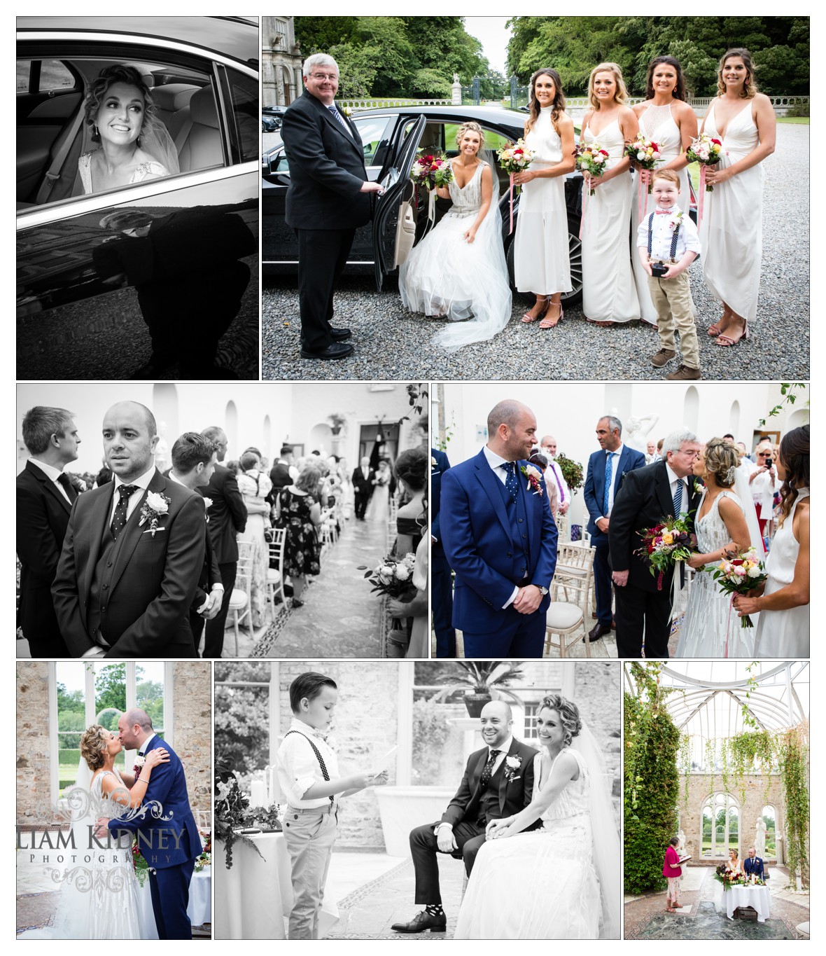 Wedding Ceremony in the Orangery in Killruddery House Wedding