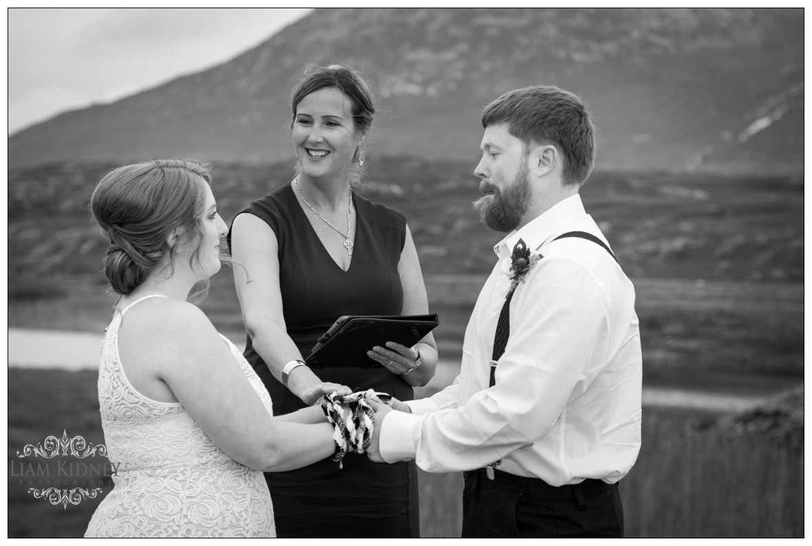 The Roving Rev was the Wedding Celebrant for the Destination Wedding in Derryclare, Connemara, Co. Galway 