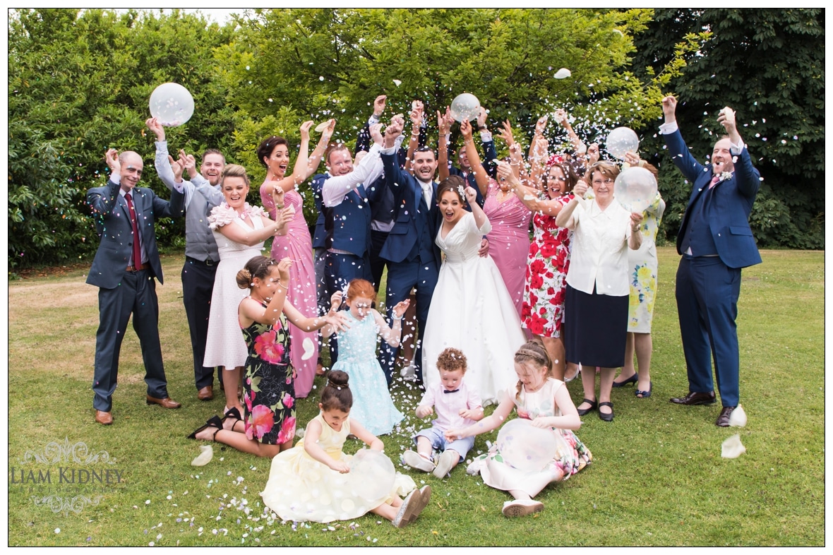 Abbey Hotel Fun Wedding Photo