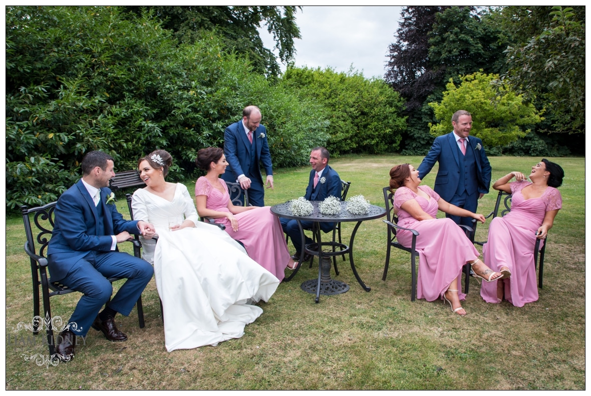 Abbey Hotel Wedding Party Relaxing