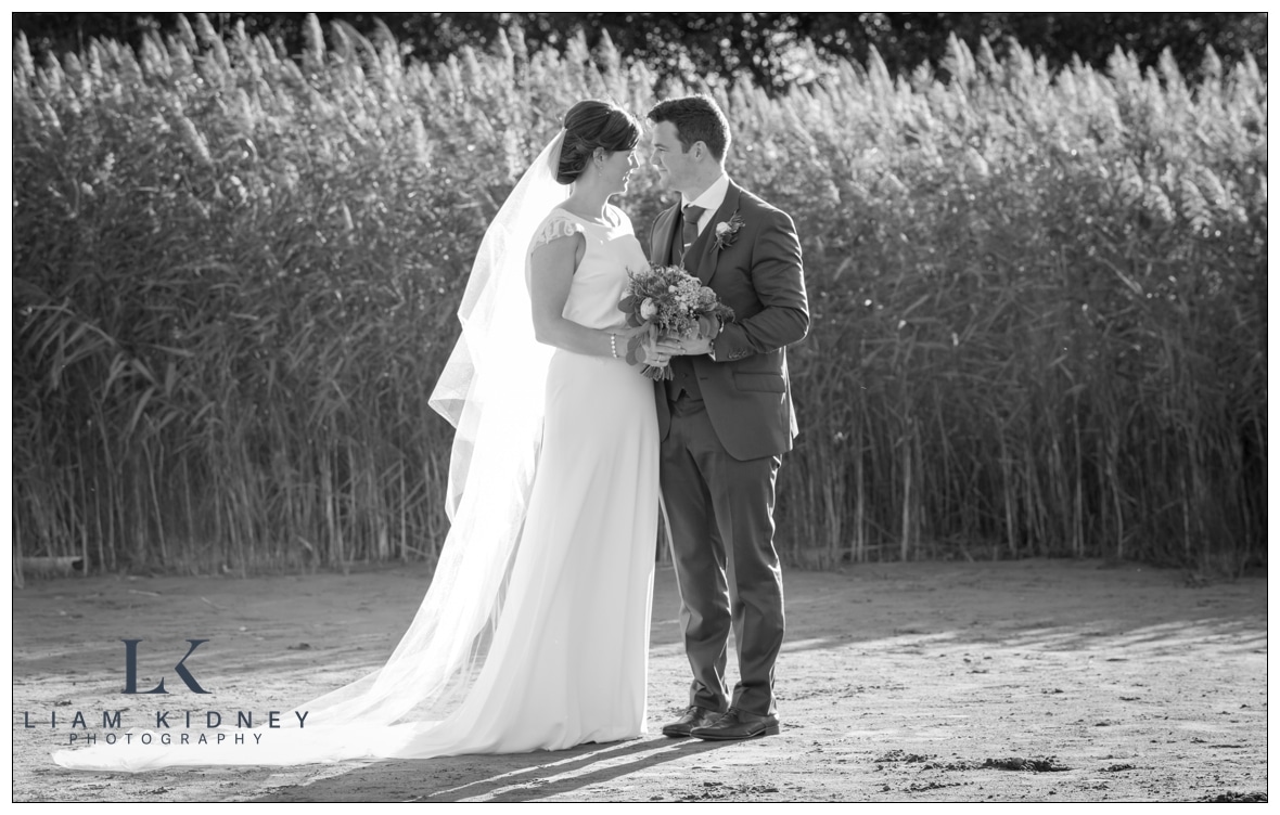 Hodson Bay Wedding Couple enjoying the sunshine