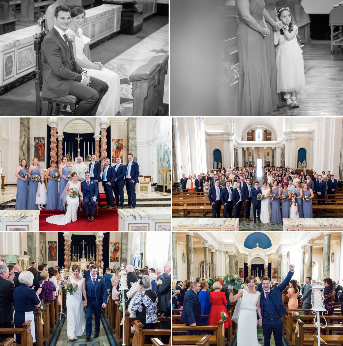 Wedding of Aisling and Eoin in St Peter and Paul's Church in Athlone