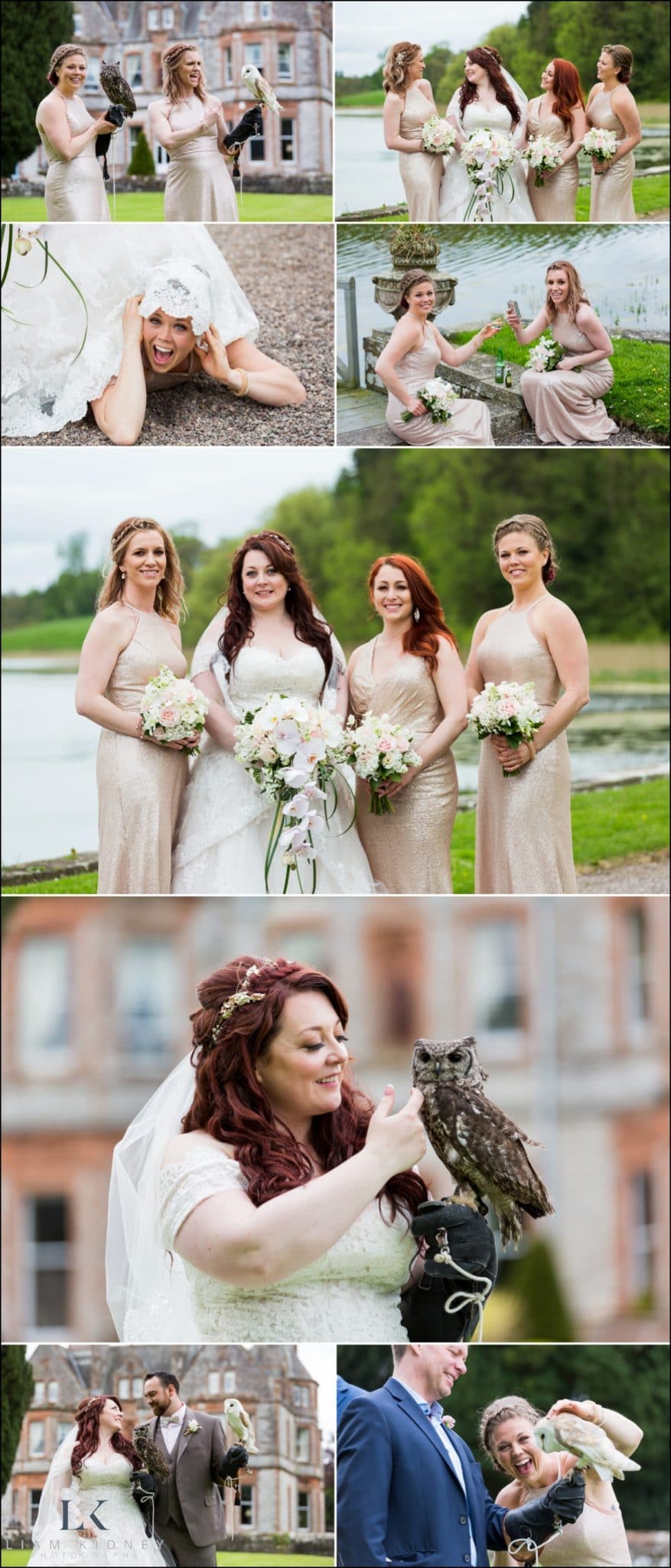 Aine & Tyler wedding at Castle Leslie Estate by Ciaran O'Neill